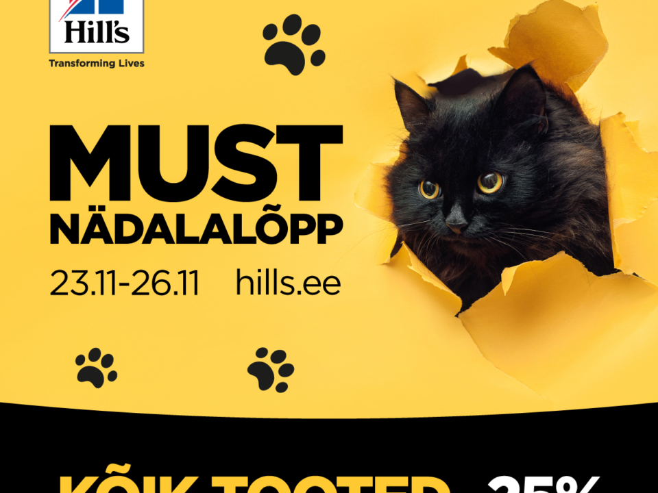 Hill's Musta nädalalõpu reklaam